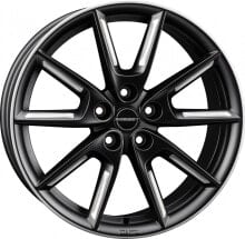 Колесный диск литой Borbet LX19 black matt silver spoke rim 8x19 ET40 - LK5/112 ML66.5