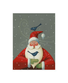 Trademark Global margaret Wilson 'Santa With Bluebirds' Canvas Art - 14