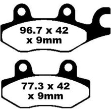 EBC SFA Series Organic SFA197 Brake Pads