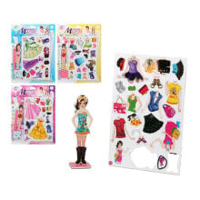 ATOSA 28x21 cm Magnetic 4 Assorted Doll