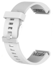 Ремешок или браслет для часов 4wrist Řemínek Garmin Fenix 5S, 5S Plus, 6S, 6S Pro - White