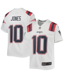 Nike big Boys Mac Jones White New England Patriots Game Jersey