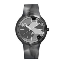 Мужские наручные часы с ремешком Мужские наручные часы с черным силиконовым ремешком Haurex SG390UCA