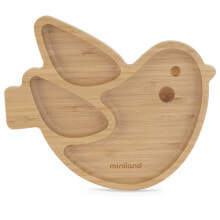 MINILAND Chick Wooden Plate Tableware