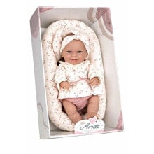 MUÑECAS ARIAS Elegance Babyto With Carrycot Vinyl Body Girl Sex baby doll 33 cm