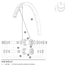 Various bicycle parts