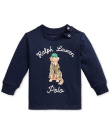 Детские лонгсливы и рубашки для малышей Polo Ralph Lauren купить от $60