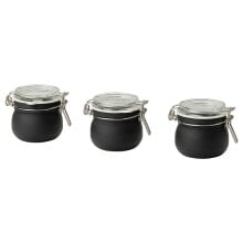 Salt and pepper shakers and spice containers