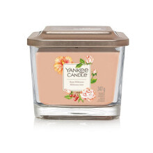 Aromatic diffusers and candles aromatic candle medium square Rose Hibiscus 347 g