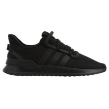 Мужская спортивная обувь для бега Мужские кроссовки спортивные для бега черные текстильные низкие Adidas Upath Run