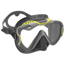 Masks and snorkels for scuba diving