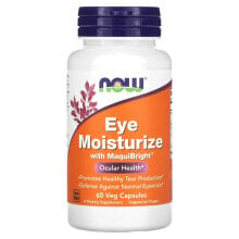 NOW Foods, Увлажняющее средство для глаз с MaquiBright, 60 растительных капсул