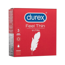 Durex Feel Thin Ultra 3 St. kondom für Herren Kondom 3 St.