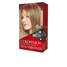 Revlon ColorSilk Beautiful Color No. 60 Ashy Dark Blonde Стойкая краска для волос без аммиака, оттенок  пепельный темно-русый