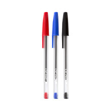Письменные ручки Genie 40000 шариковая ручка Черный, Синий, Красный Обычная шариковая ручка 50 шт