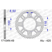 AFAM 17104N Rear Sprocket