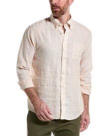 Бежевые мужские футболки Brooks Brothers (Брукс Бразерс)