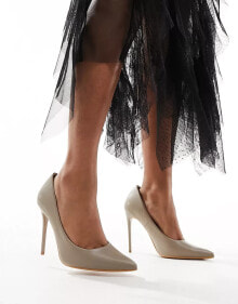 Купить обувь Truffle Collection: Truffle Collection high heel court shoes in taupe