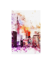 Trademark Global philippe Hugonnard NYC Watercolor Collection - the Empire Canvas Art - 36.5