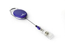 Durable 8324-07 - Badge reel - Blue - 10 pc(s) - 80 cm