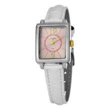 Женские наручные часы Женские часы аналоговые квадратные белый браслет Justina
