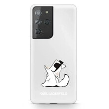 KARL LAGERFELD KLHCS21LCFNRC S21 Ultra G998 Choupette Fun phone case