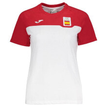 Мужские спортивные футболки Мужская спортивная футболка белая красная с логотипом JOMA Hotel C.O.E