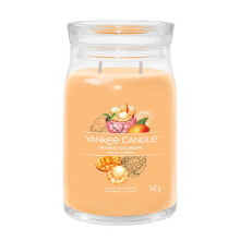 Aromatic candle Signature large glass Mango Ice Cream 567 g