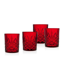 Godinger dublin Red Double Old Fashioned Glasses