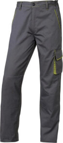 DELTA PLUS Panostyle work trousers made of polyester and cotton, size XXL gray-green (M6PANGRXX)