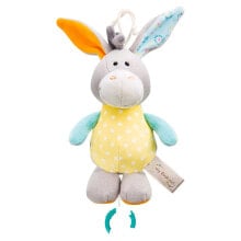 NICI Music Box Donkey 18 Cm On Header Card Teddy