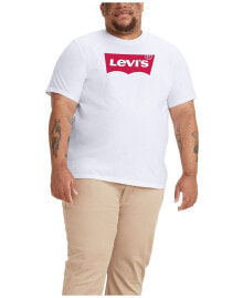 Levi's men's Big and Tall Graphic Crewneck T-shirt