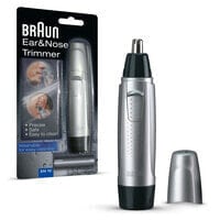 Braun Exact Series EN 10 - Ear - Nose - Black - Silver - AAA - 60 min