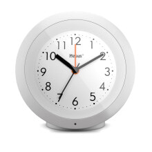 Mebus 25629 - Quartz alarm clock - White - 12h - Analog - Battery - AA