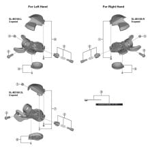 Switches and manettes for bicycles