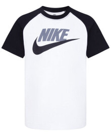 Nike big Boys Sportswear Futura Raglan Short Sleeves T-shirt