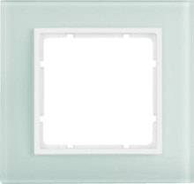 Розетки, выключатели и рамки berker Single frame B.7, snow-white glass (10116909)