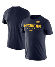 Nike men's Navy Michigan Wolverines Baseball Legend Performance T-shirt