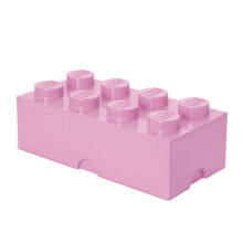 Комната Копенгаген Для хранения LEGO Кирпич 8, Ящик для хранения, Розовый, Однотонный, Прямоугольный, Полипропилен (ПП), 500 мм