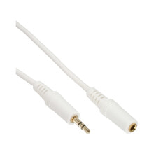 Акустические кабели inLine 99933W аудио кабель 3 m 3,5 мм Белый