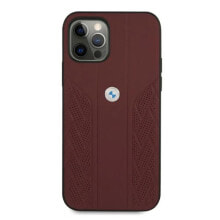 BMW Bmhcp12Mrsppr iPhone 12 Pro 6.1 Leather Curve Perforate phone case