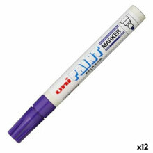 Постоянный маркер Uni-Ball PX-20 Фиолетовый (12 штук)