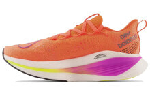 New Balance NB FuelCell SuperComp Elite v3 减震防滑耐磨 低帮 跑步鞋 女款 橙白 / Кроссовки New Balance NB WRCELCC3