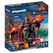 Детские игровые наборы и фигурки из дерева набор с элементами конструктора Playmobil Novelmore 70393 Огненный таран