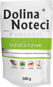 Купить влажные корма для собак Dolina Noteci: Dolina Noteci Premium z dziczyzną 500g