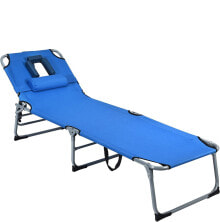 Sun beds and deck chairs