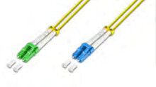 Кабель-каналы Lightwin LSP-09 LC/APC-LC 2.0 волоконно-оптический кабель 2 m OS2 Желтый