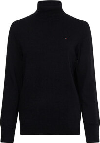 Женские водолазки Tommy Hilfiger Women's Wool Cashmere Roll-nk Sweater Pullover