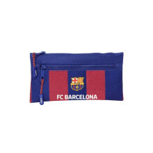 SAFTA F.C Barcelona With 2 Zippers pencil case