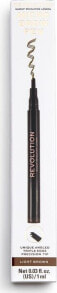 Revolution Micro Brow Pen Light Brown Водостойкий тонкий маркер для бровей